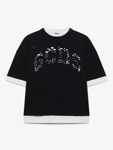 T Shirt Regular Con Logo Solarizzato Gcds (1)