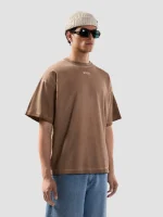 T Shirt Solarizzata Logo Patch Beige Gcds (3)