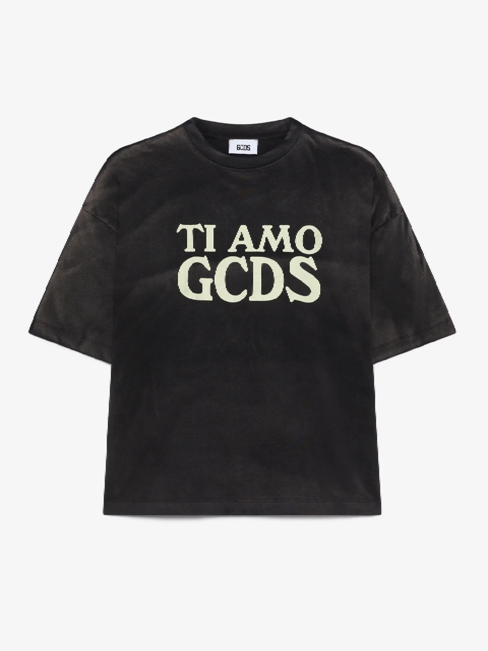 T Shirt over Con Stampa Grezza Ti Amo Gcds (2) T Shirt over Con Stampa Grezza Ti Amo Gcds (2)