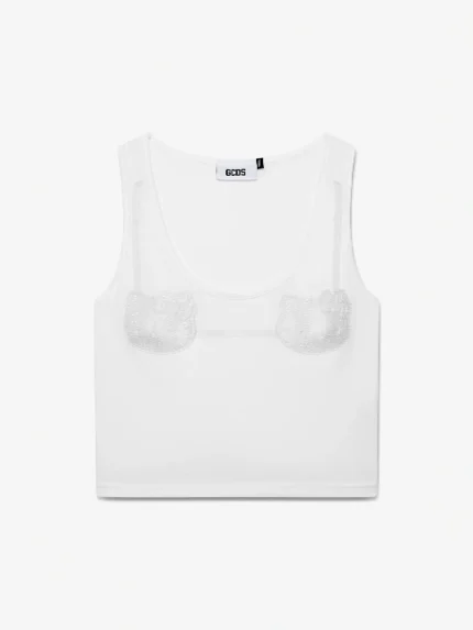 Top Con Reggiseno Stampato Hello Kitty GCDS (5)