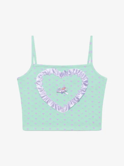 Top Con Stampa Logo All Over Polly Pocket GCDS (1)