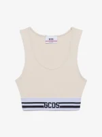 Top Mini Con Righe E Logo Bianco GCDS (5)