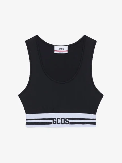 Top Mini Con Righe E Logo GCDS (1)