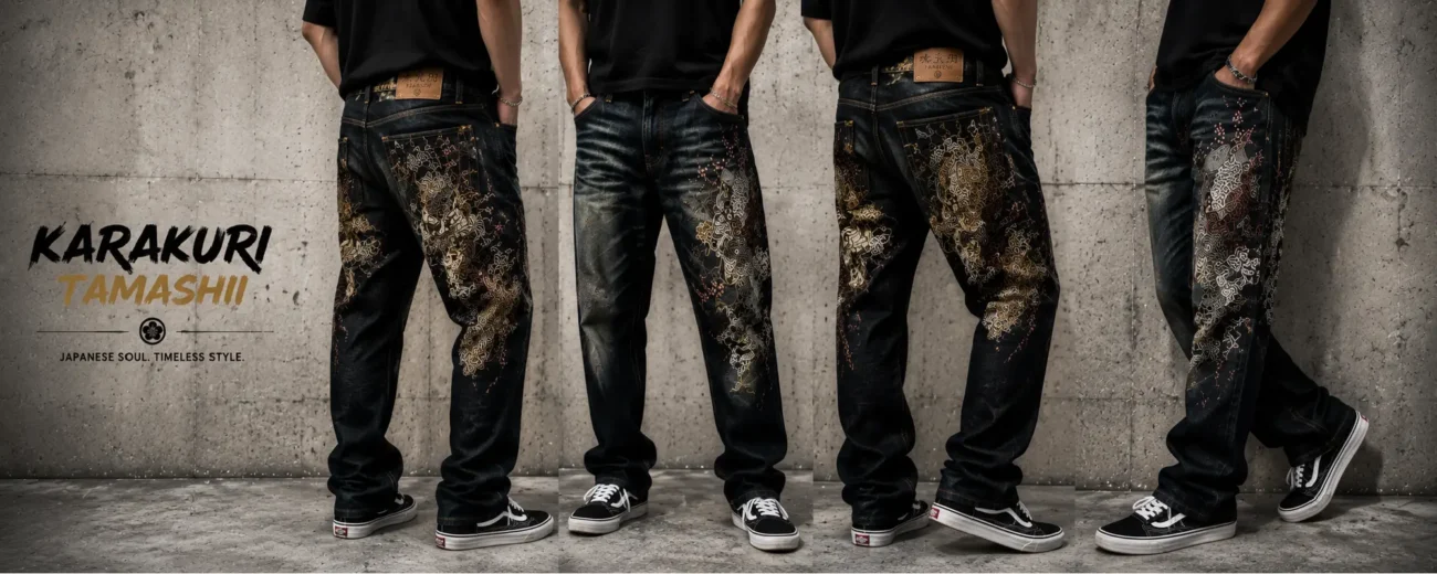 Karakuri Jeans A Perfect Blend of Japanese Craftsmanship and Modern Streetwear