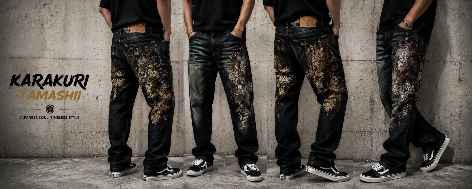 Karakuri Jeans A Perfect Blend of Japanese Craftsmanship and Modern Streetwear